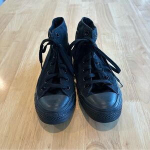 Converse Black High-Top Athletic Shoes